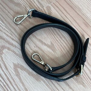 MK Leather Belt for bag (black)